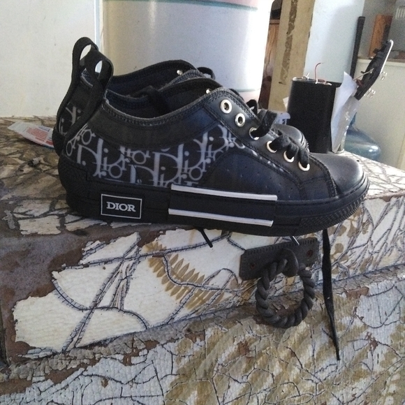 Walk'n'Dior platform sneaker, size 7 in black suttoingsd - Picture 4 of 4